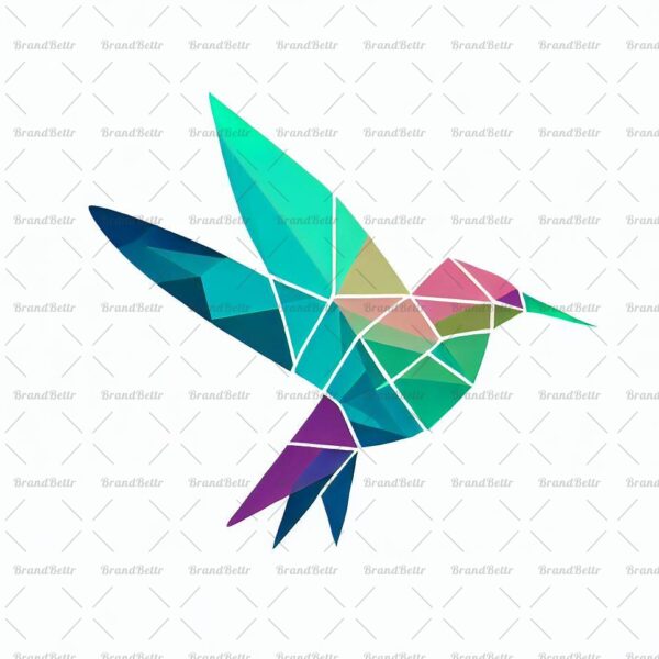 Geometrischer Kolibri